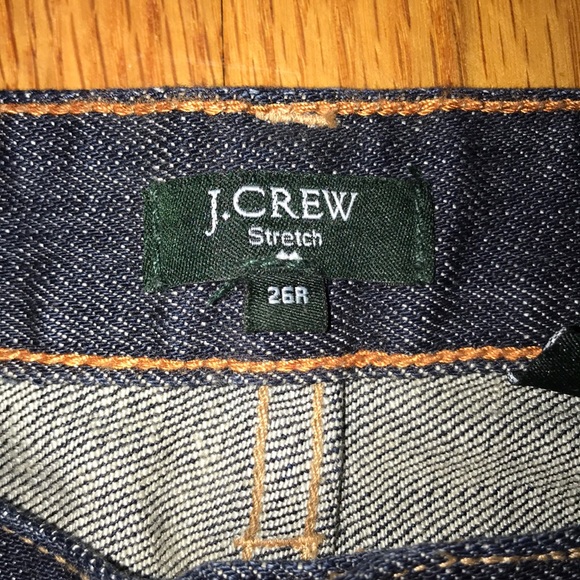 NWT J Crew Straight Stretch Jeans size 26 - Picture 5 of 6